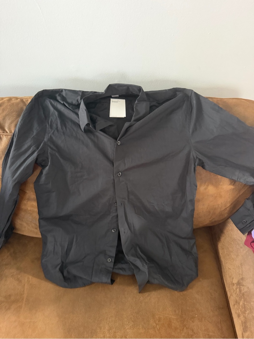 H&M Men's Classic Black Button-Down Shirt